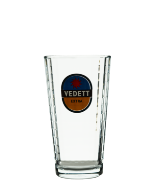 Lot De 6 Verres à Bière Vedett - 33 Cl, 6 Décors Différents, Verres De Bar Authentiques