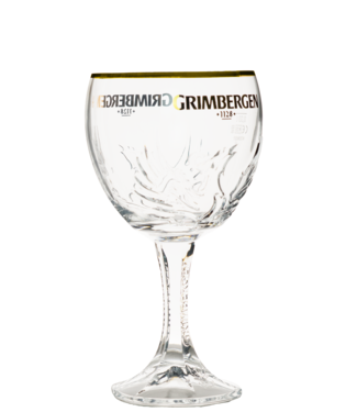 50cl glas  l-------l Grimbergen Beer Glass - 50Cl