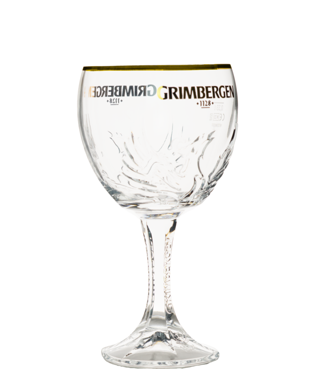 50cl glas  l-------l Grimbergen Beer Glass - 50Cl