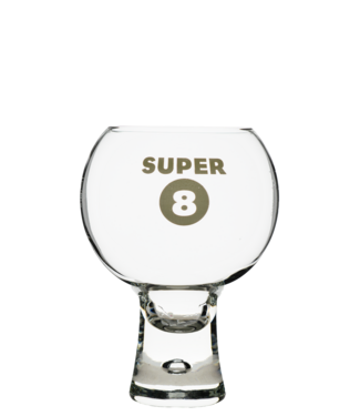 Super 8 Beer Glass - 33cl.