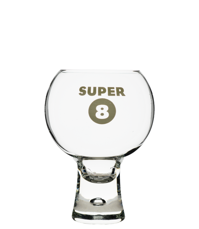 Super 8 Beer Glass - 33cl.