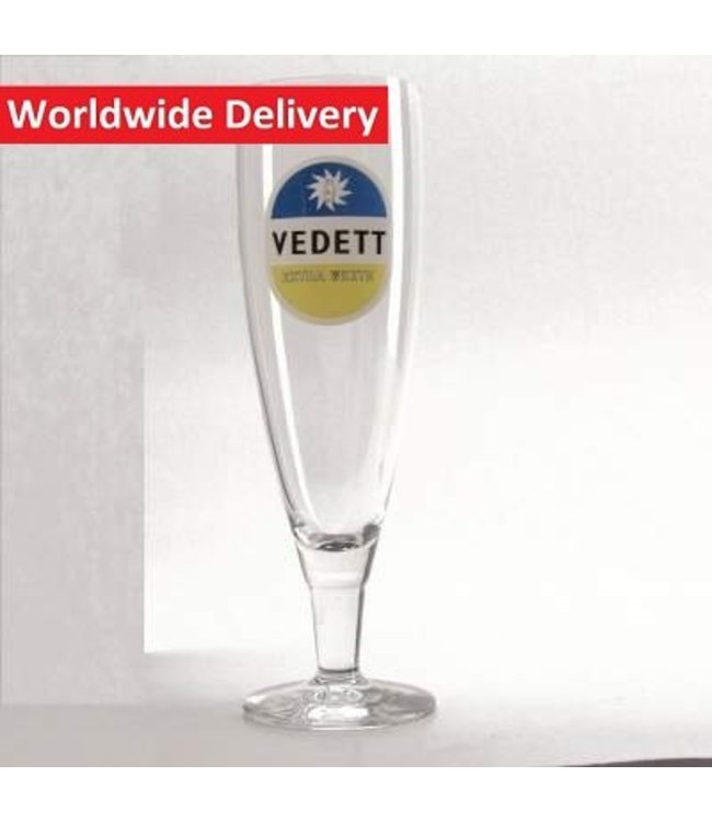 GLAS l-------l Vedett Extra Beer Glass - 33cl