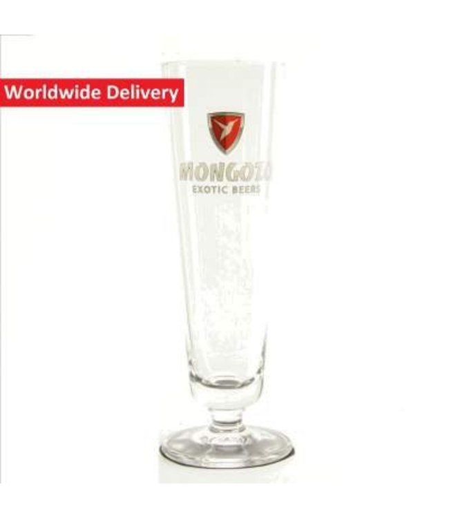 GLAS l-------l Mongozo Beer Glass - 20cl