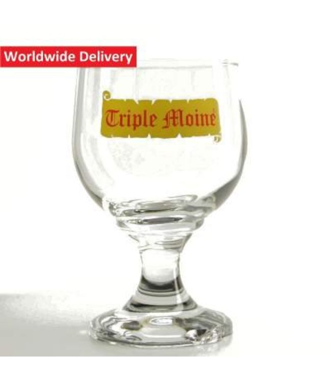 GLAS l-------l Triple Moine Bierglas - 33cl