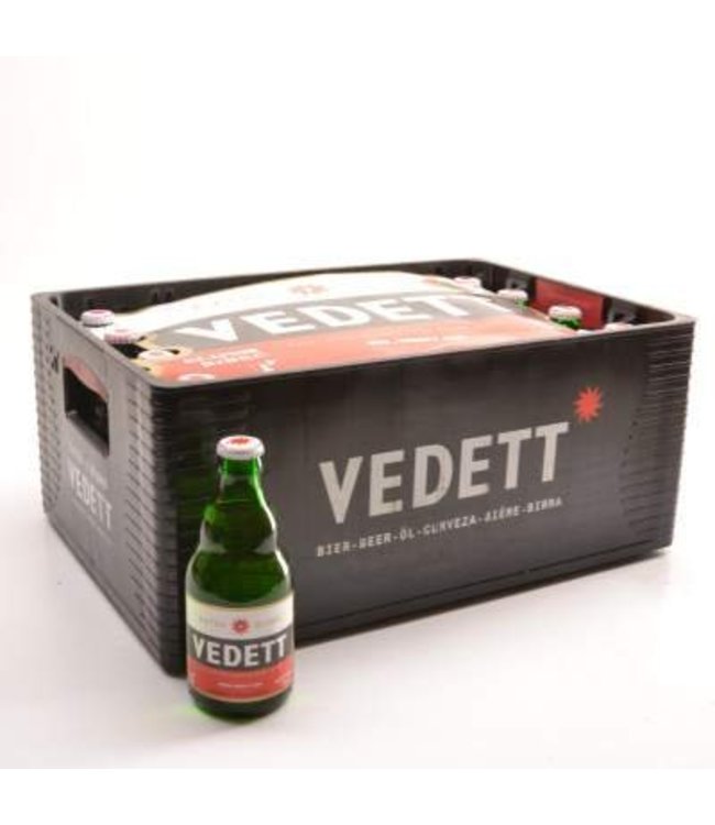 24 FLESSEN    l-------l Vedett Extra  Pilsner Bierkorting (-10%)