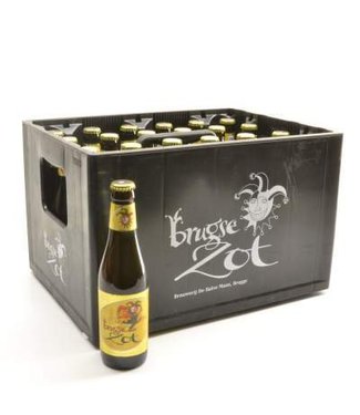 24 FLESSEN    l-------l Brugse Zot Blonde Reduction de Biere (-10%)