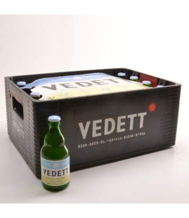 24 FLESSEN    l-------l Vedett Extra White Reduction de Biere (-10%)