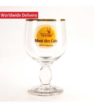 GLAS l-------l Mont des Cats Beer Glass - 33cl (FR)