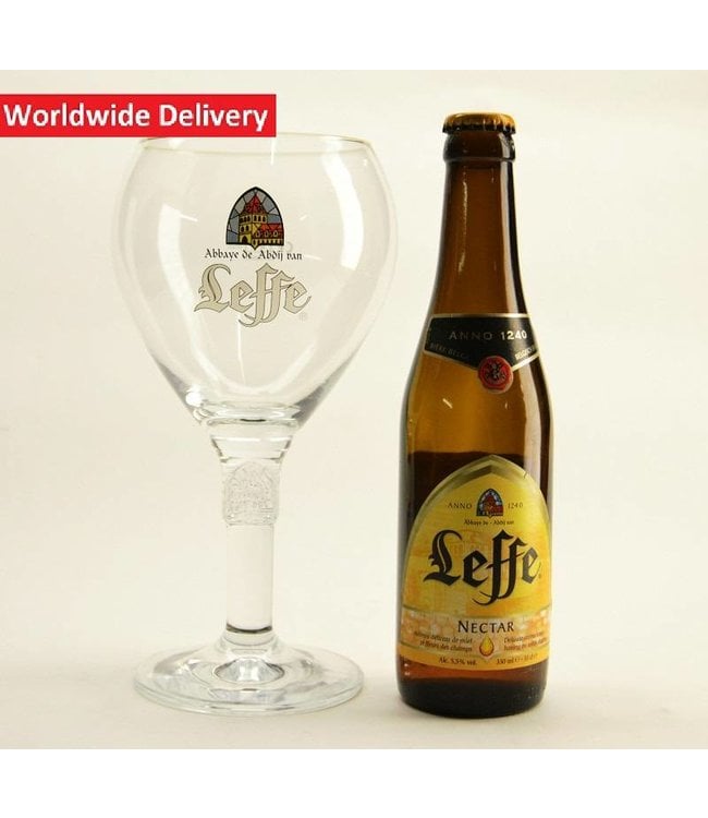Lagere school beginsel vis Leffe Bierglas (Groot) - 50cl - Belgian Beer Factory