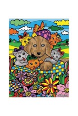 Painting Velvet Colorvelvet  kleurplaat Cats & Dog