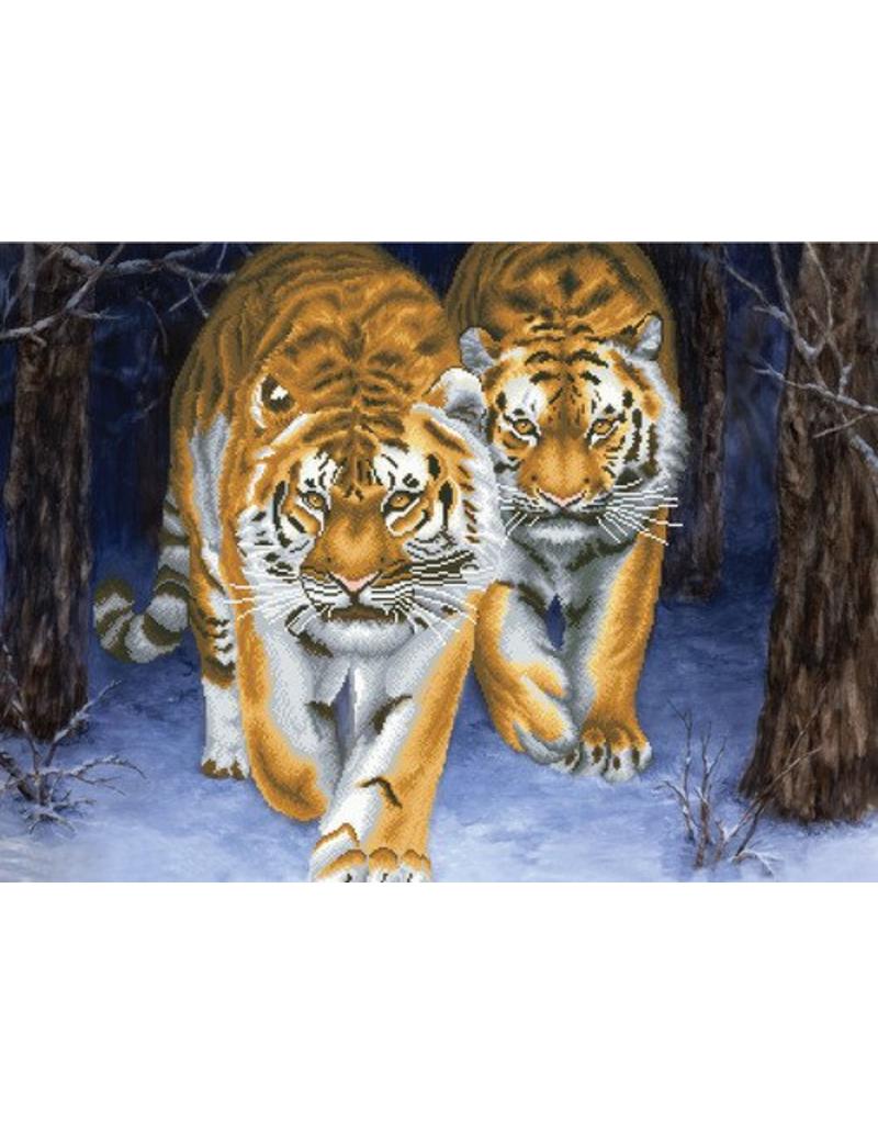 Needleart World Borduurpakket Stalking Tigers
