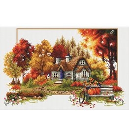 Needleart World Borduurpakket Autumn Cottage
