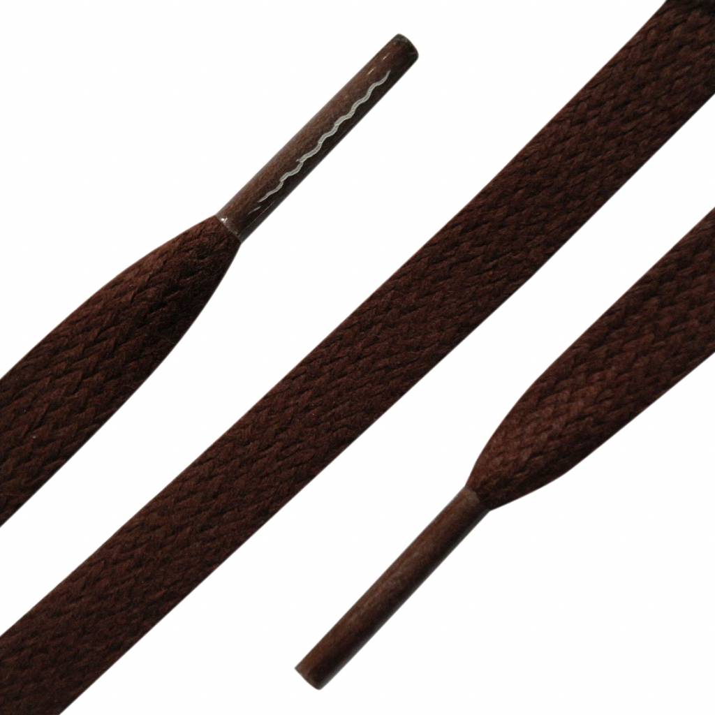 CORDIAL Wax platte sneaker veters 120cm middenbruin Cordial