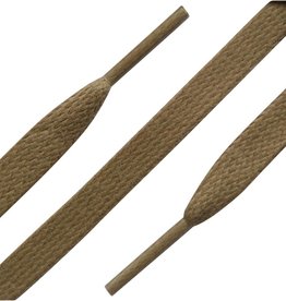 Wax Plat Sneaker Veters 120cm Beige