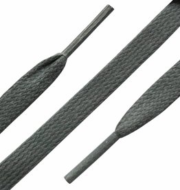 CORDIAL Wax Plat Sneaker Veters 120cm middengrijs