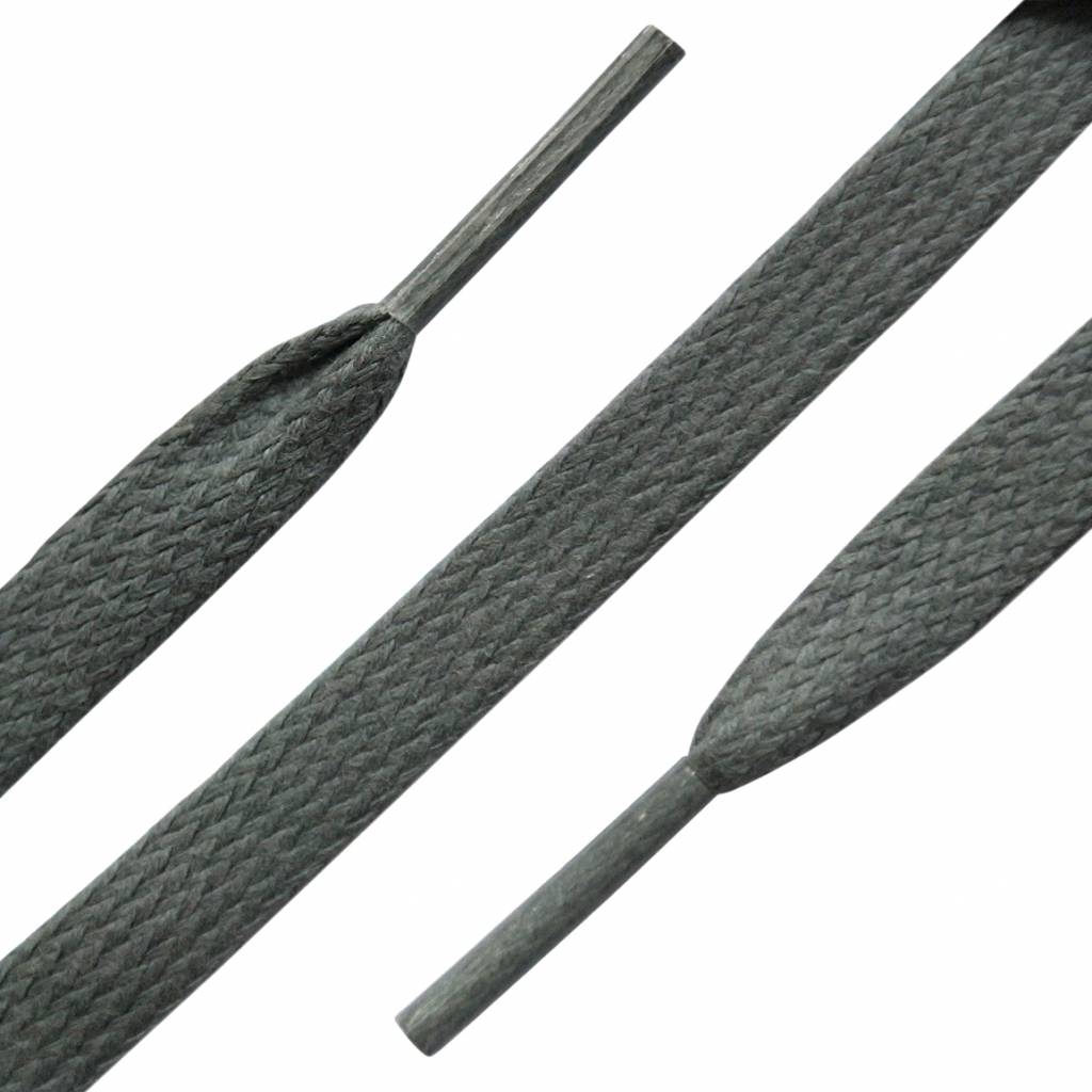 Wax Plat Sneaker Veters 120cm Lichtgrijs