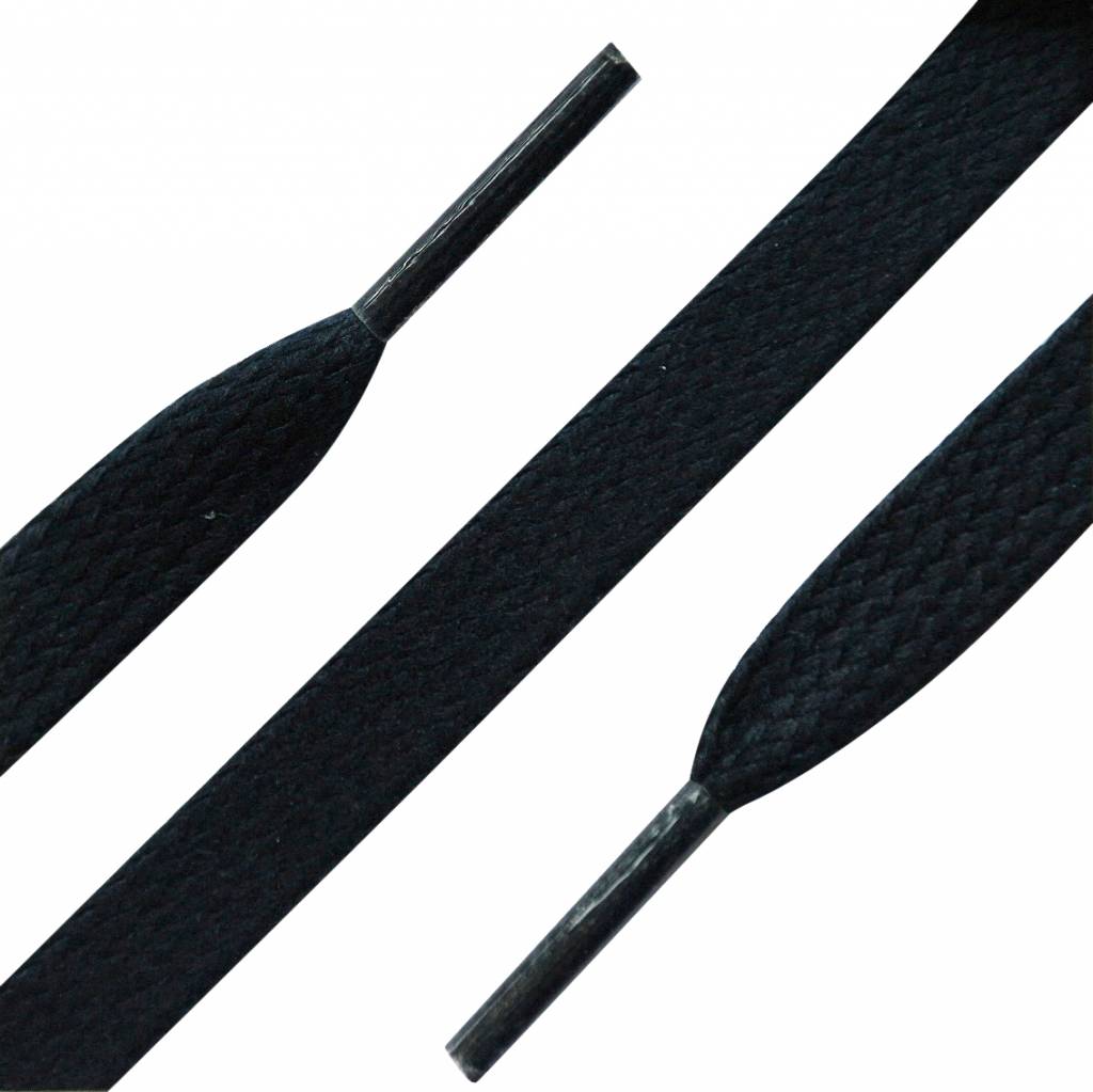 Wax Plat Sneaker Veters 120cm Donkerblauw