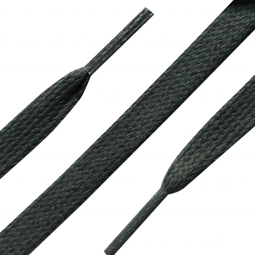 Wax Platte Sneaker Veters 120cm Donkergrijs