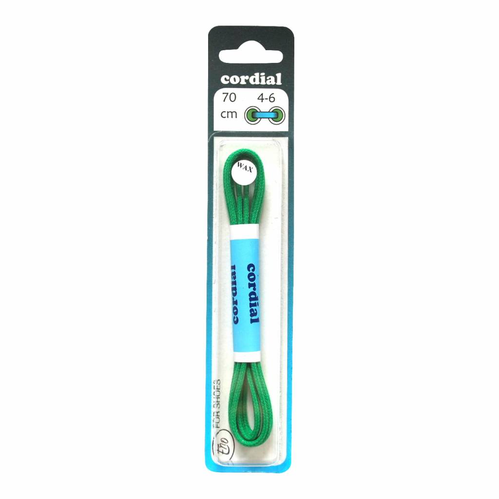 CORDIAL Ronde wax veters 75cm groen Cordial
