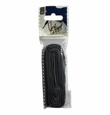 ShoeSupply.eu Zwarte velours velvet veters 90cm lintveters