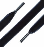 ShoeSupply.eu Blauwe velours velvet veters 90cm lintveters