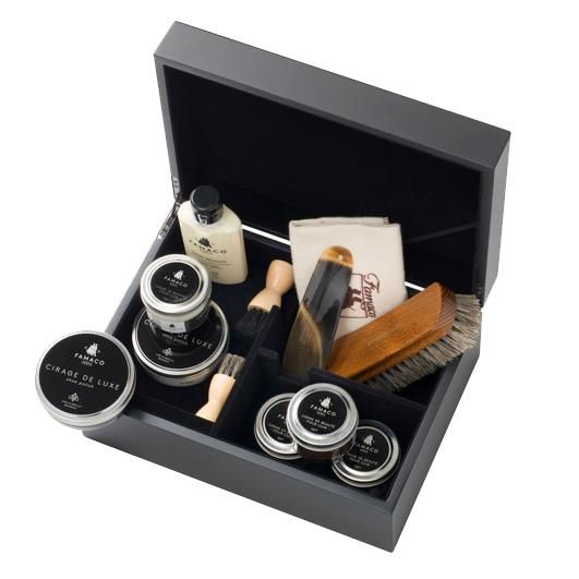 FAMACO Famaco schoenpoetskist Monet – luxe complete poetsset uit Parijs