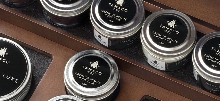 FAMACO Famaco schoenpoetskist Grand Cube luxe onderhoudsset