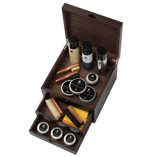 FAMACO Famaco schoenpoetskist Grand Cube luxe onderhoudsset