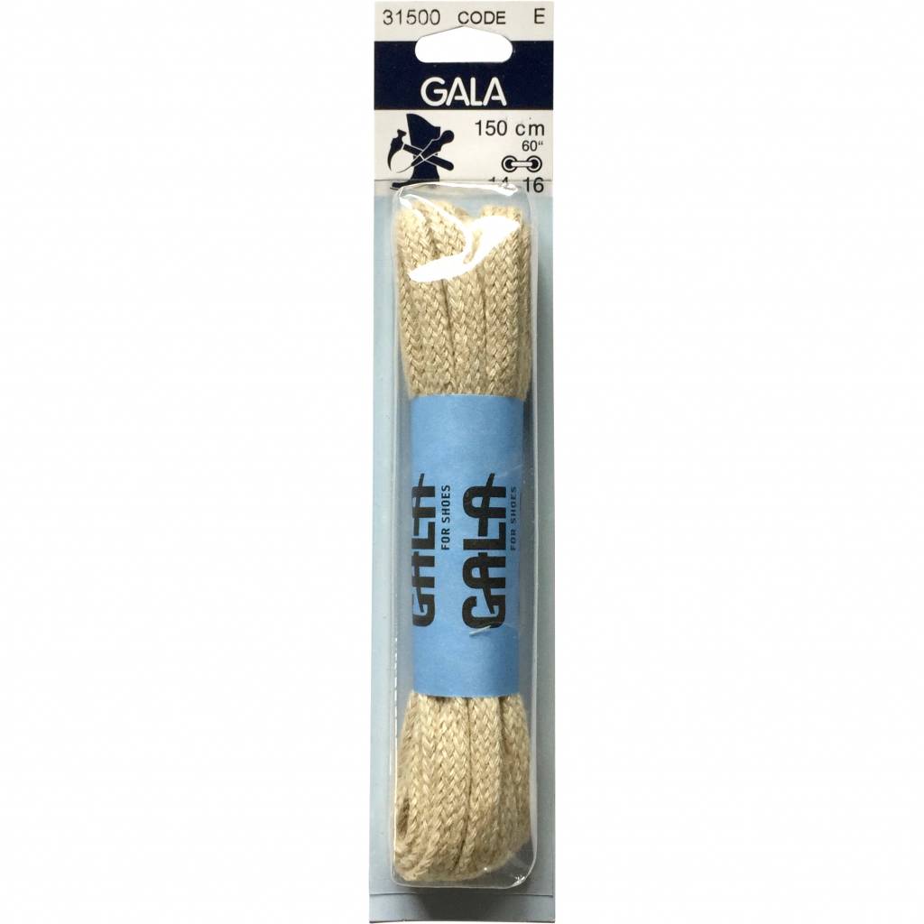 GALA Platte veters ecru 150cm Gala