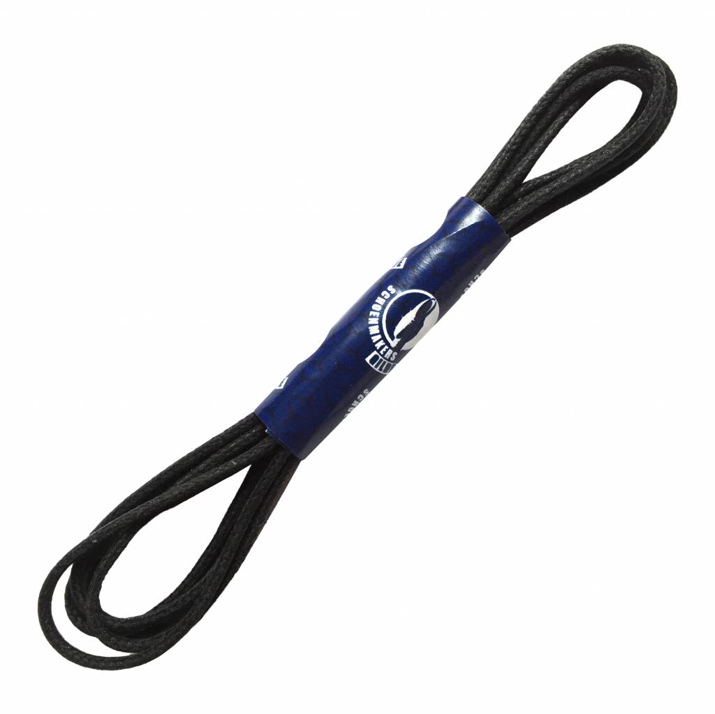 VAN BOMMEL SG Bommel veters 80cm rond - zwart