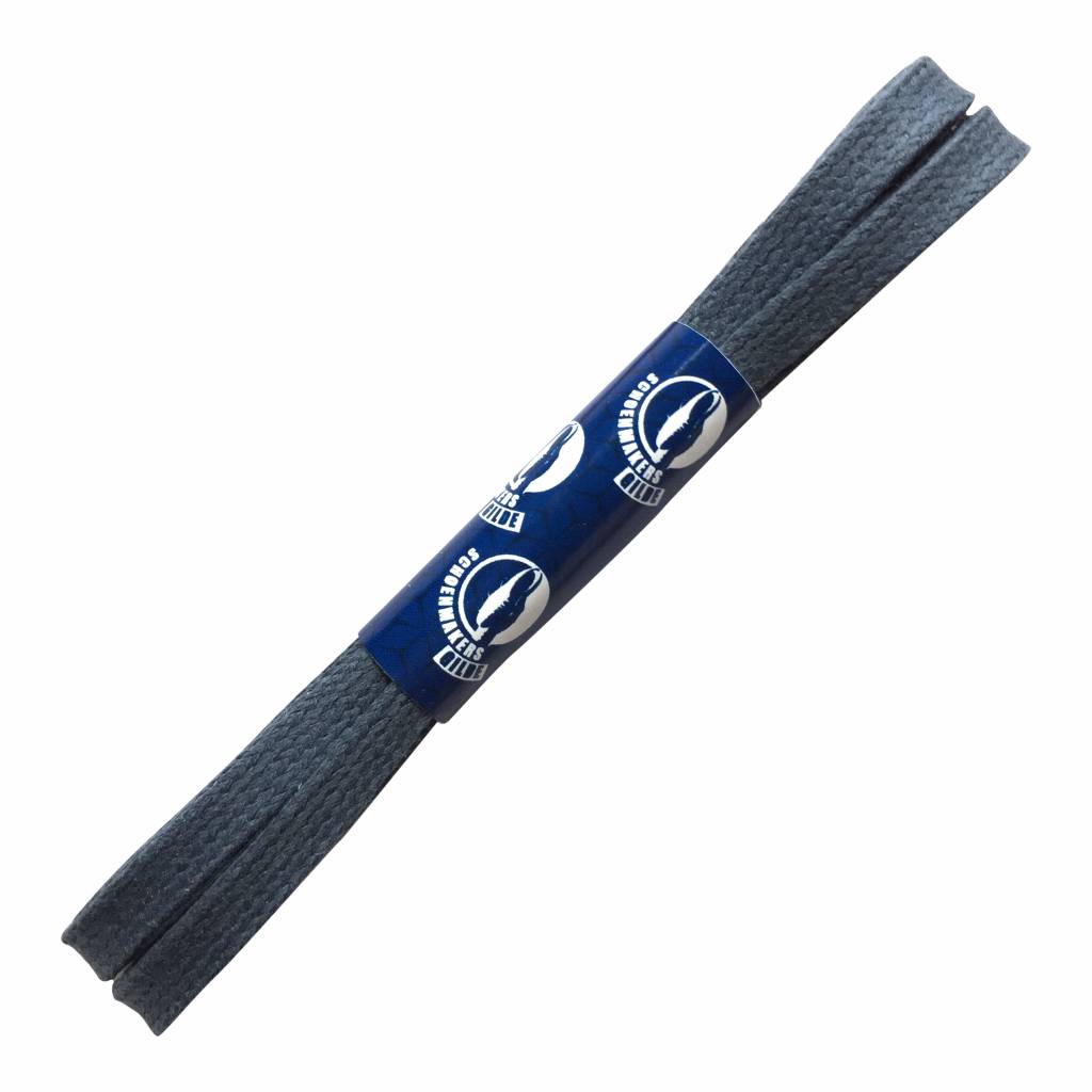 VAN BOMMEL Wax SG Bommel veters 80cm plat - jeans