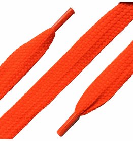 ShoeSupply.eu Plat 120 cm - sneakerveter - fel oranje
