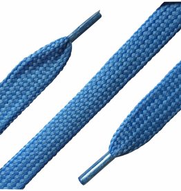 ShoeSupply.eu Plat 120 cm - sneakerveter - fel blauw