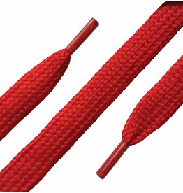 ShoeSupply.eu Plat 120 cm - sneakerveter - fel rood