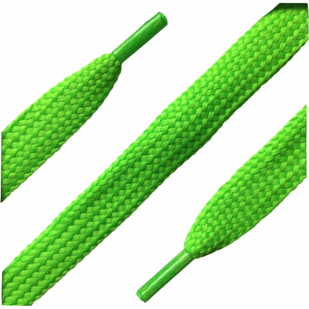 ShoeSupply.eu Sneakerveters fel groen 120cm – opvallende en sterke veters voor sneakers