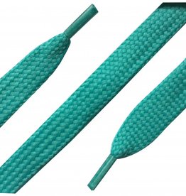 ShoeSupply.eu Plat 120 cm - sneakerveter - fel turquoise