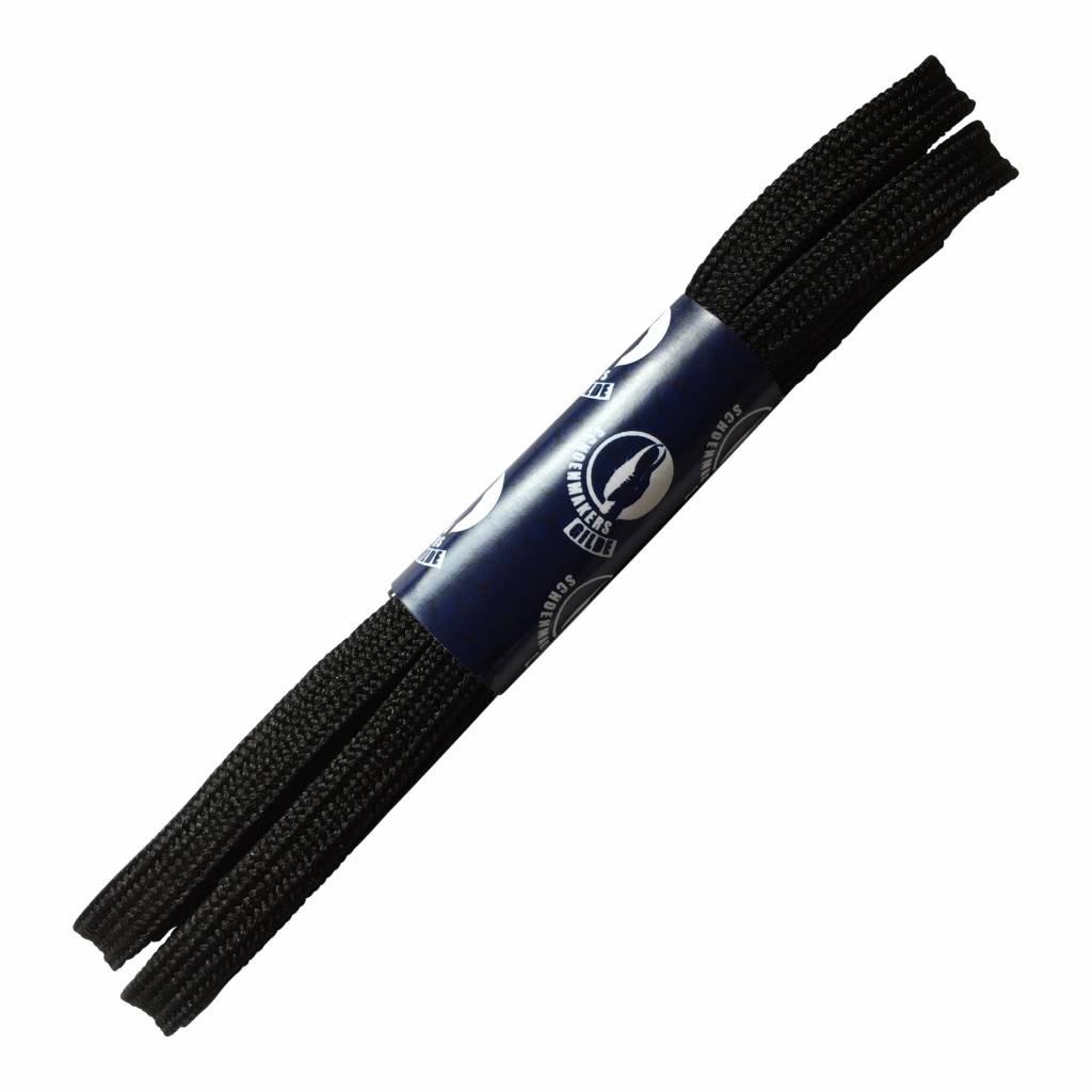 VAN BOMMEL Van Bommel veters 150 cm plat zwart sneaker