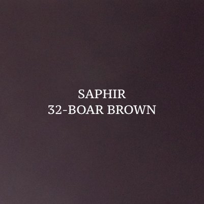 Saphir Crème Surfine Boar Brown - schoenpoets