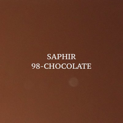 Saphir Crème Surfine Chocolade - schoenpoets