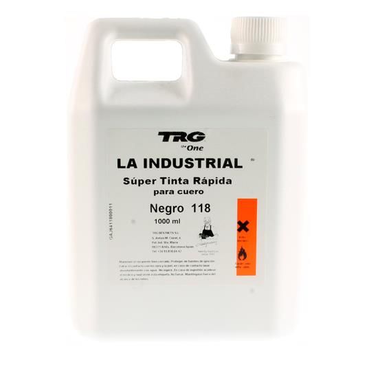 TRG TRG zwarte indringverf voor leer - 1 liter grootverpakking