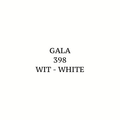 Gala Wit 398 Shoe Cream
