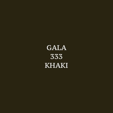 Gala Khaki 333 Shoe Cream