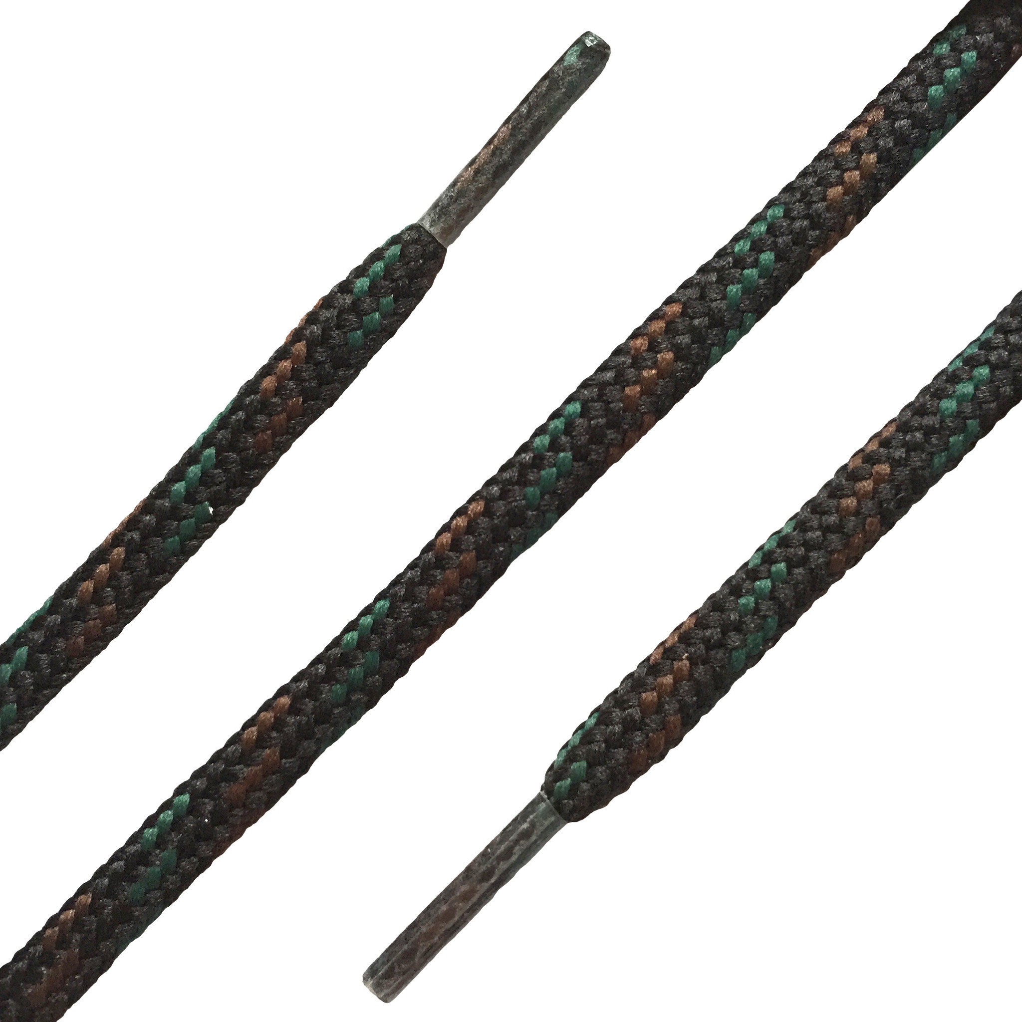 BARTH Bergschoenveters 150 cm rond zwart bruin groen