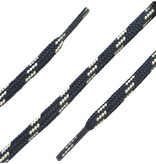 BARTH Wandelschoenveters 150 cm rond donkerblauw wit