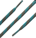 BARTH Bergschoenveters 180 cm rond antraciet turquoise sterk