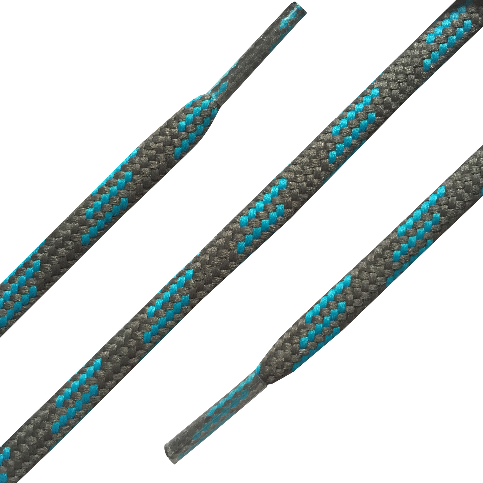 BARTH Wandelschoenveters 150 cm rond antraciet turquoise
