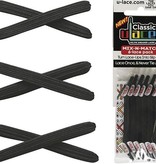 U-LACE VETERS U-Laces classic mix-n-match elastische veters zwart 6 stuks