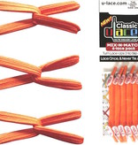 U-LACE VETERS U-Laces classic mix-n-match elastische veters neon oranje 6 stuks