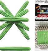 U-LACE VETERS U-Laces classic mix-n-match elastische veters neon groen 6 stuks