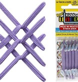 U-LACE VETERS U-Laces kiddos elastische veters lavendel 6 stuks